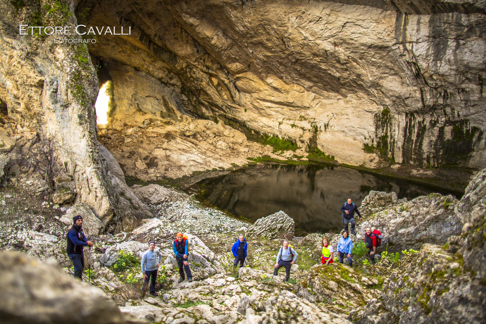 sardinia hiking cave