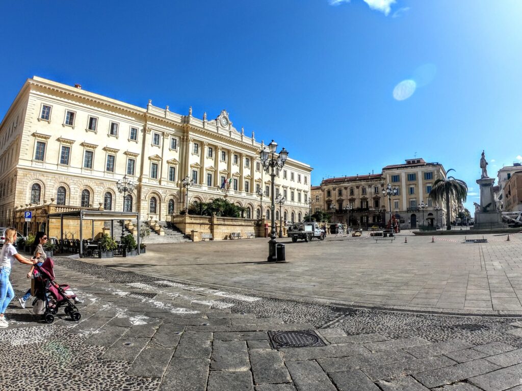 piazza centro storico sassari